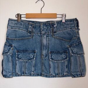 Alexander Wang Blue Denim Skirt